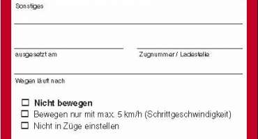 Rotzettel, Lauffähigkeitsuntersuchung erforderlich ab 2020