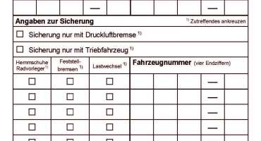 Meldezettel Abstellung A6