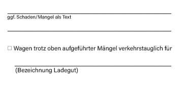 Wagen auf Verkehrstauglichkeit geprüft A5 Papier